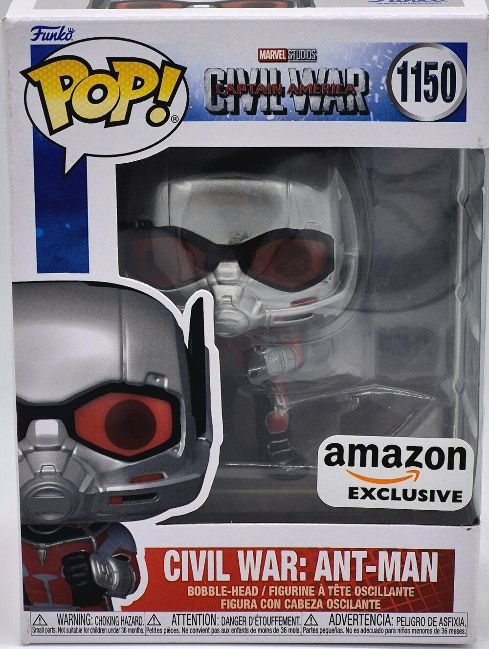 🦸 Marvel Funko Pop Ant-Man #1150 Amazon Exclusive NIB